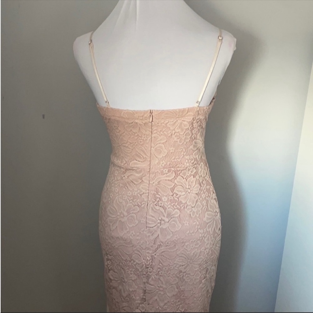 Blossom blush pink midi dress - Picture 6 of 10